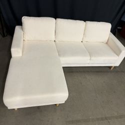 Upholstered L-Shaped Sectional Sofa