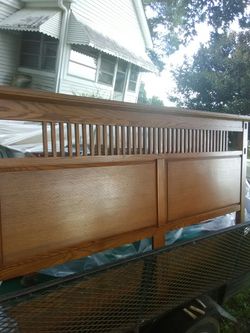 Kingsize cherrywood headboard