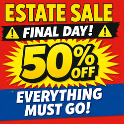 ESTATE SALE - 50% off