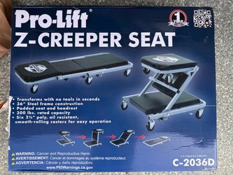 Brand New Mechanics Creeper Seat, Price Is Firm