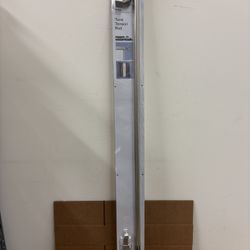New 48-84” Twist Tension Rod Nickel Finish 