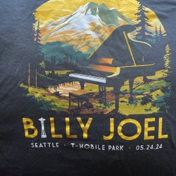 Billy Joel Seattle 2024 T Shirt 2xl