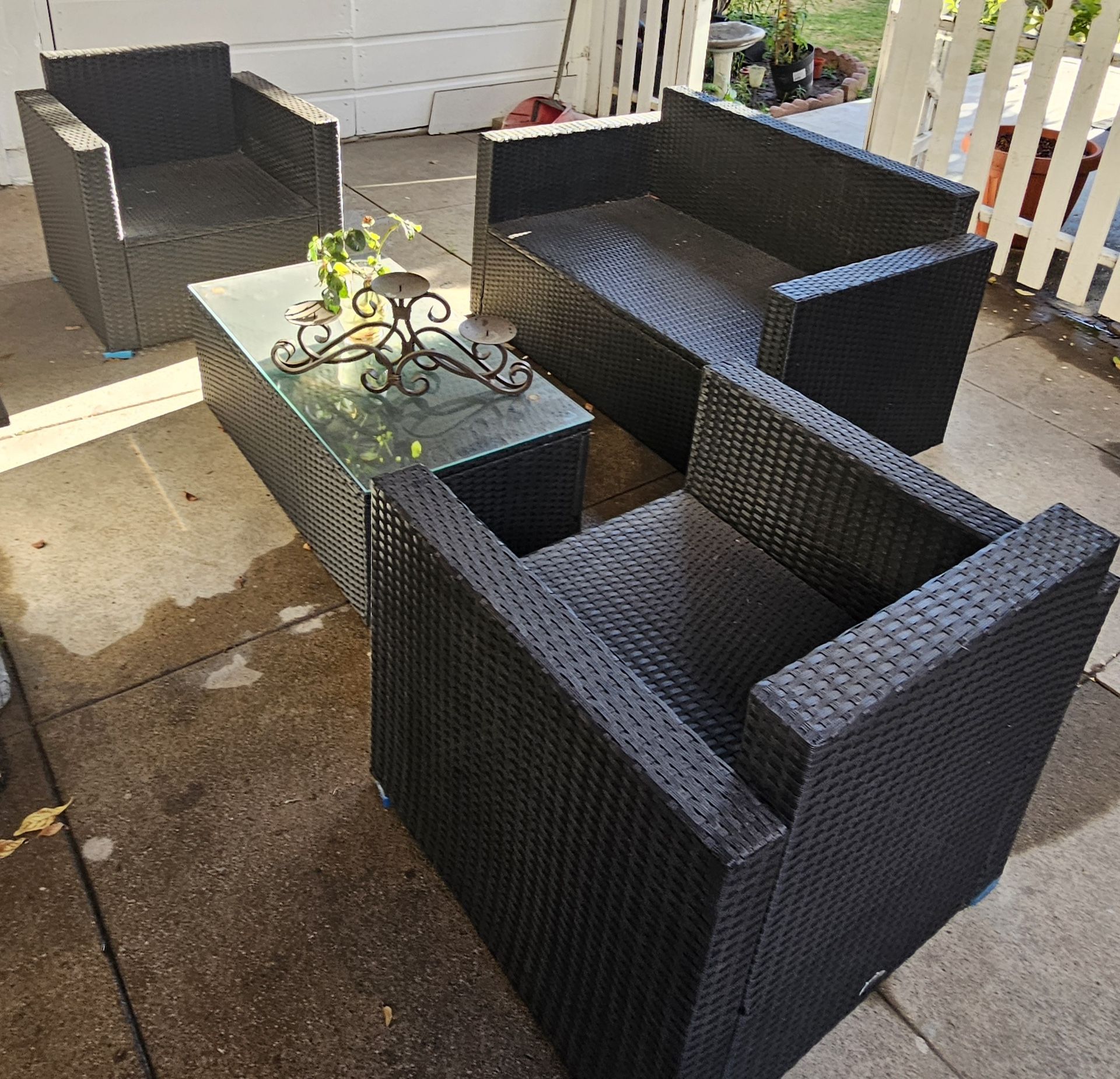 Outsunny 4-Piece Patio Furniture Set