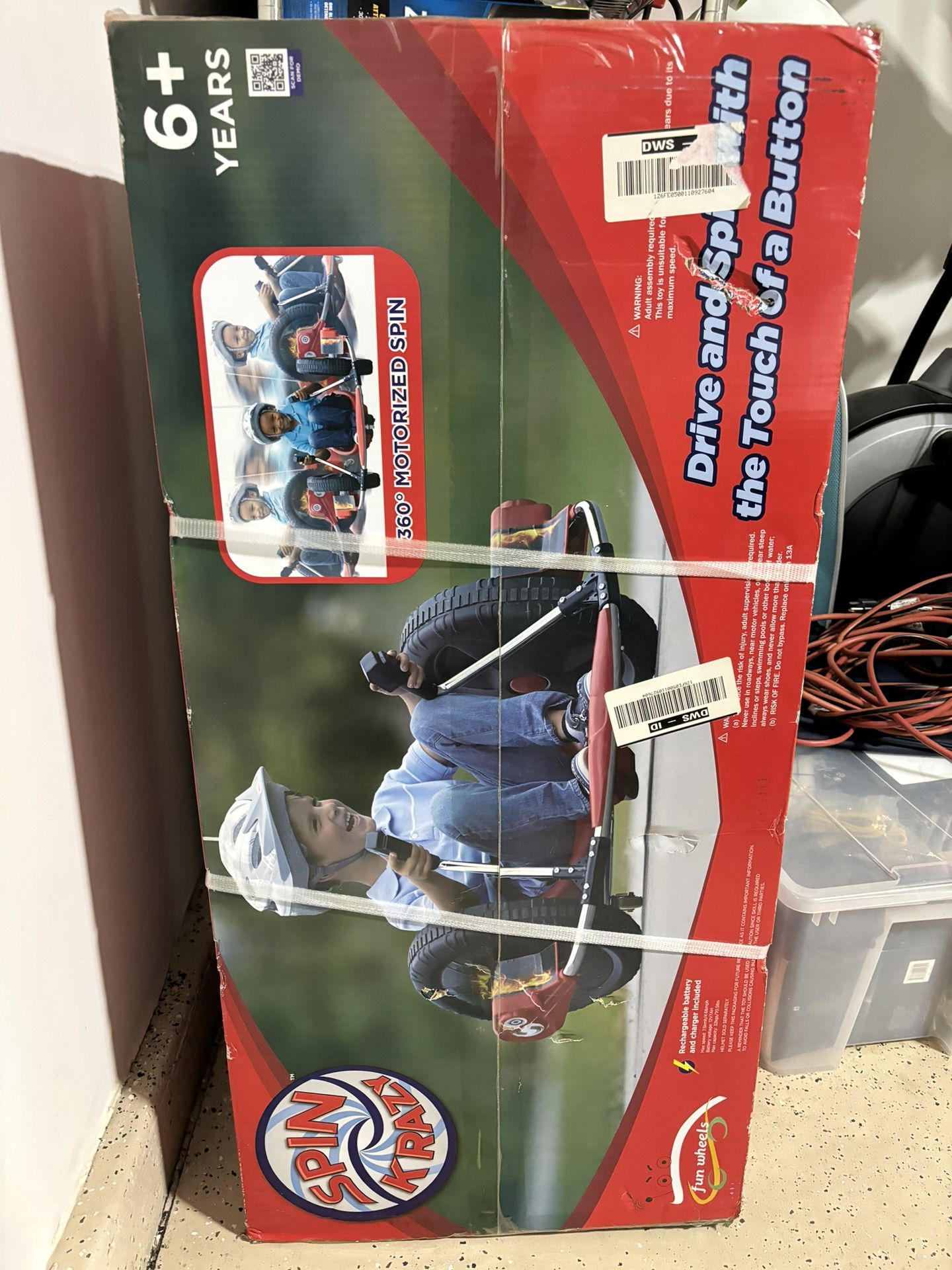 Fun Wheels Spin Krazy Ride-On Toy