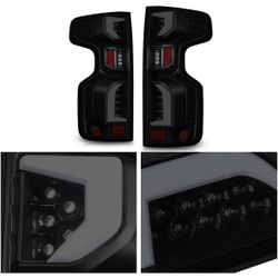 19-24 Chevy Silverado Smoke Black LED 