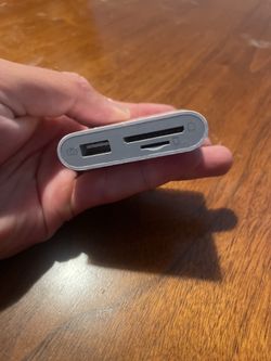 Genuine Apple Lightning SD Card Camera Reader Adapter - $15