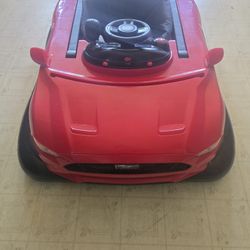 Red Mustang Baby Walker