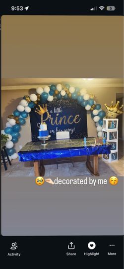 Ballon arch birthday event decor