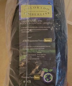 New in bag Colorado Timberline fleece blanket