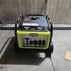 Ryobi 6500-Watt Gasoline Powered Inverter Generator with CO Shutdown & Idle Down Technology