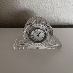 Waterford Crystal Quartz Desk Clock