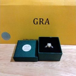 Moissanite Engagement Ring 