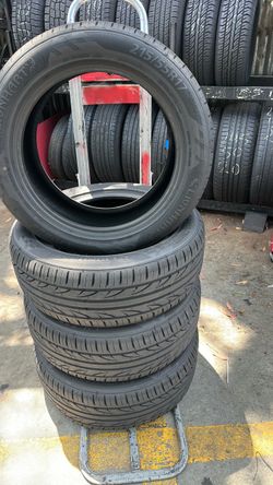 4 llantas 215-55-17$280