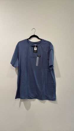 Hurley Men’s Cotton Crewneck Short Skeeve T-Shirt. Blue. Sz XL