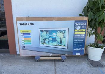 65 “ Samsung smart 4K QLED HDR 120Hz frame TV