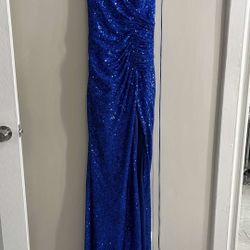 Blue Glittery Dress