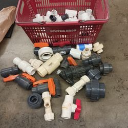 PVC Schedule 40 Schedule 80 Shutoff Valves Check Valves Filter Screens And Fittings 3/4 1 In