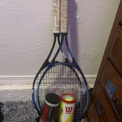 Wilson Tenis Rackets And Balls