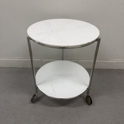 IKEA STRIND Rolling Side Table 24”H x 20”W (Good condition) PICK UP CORNELIUS