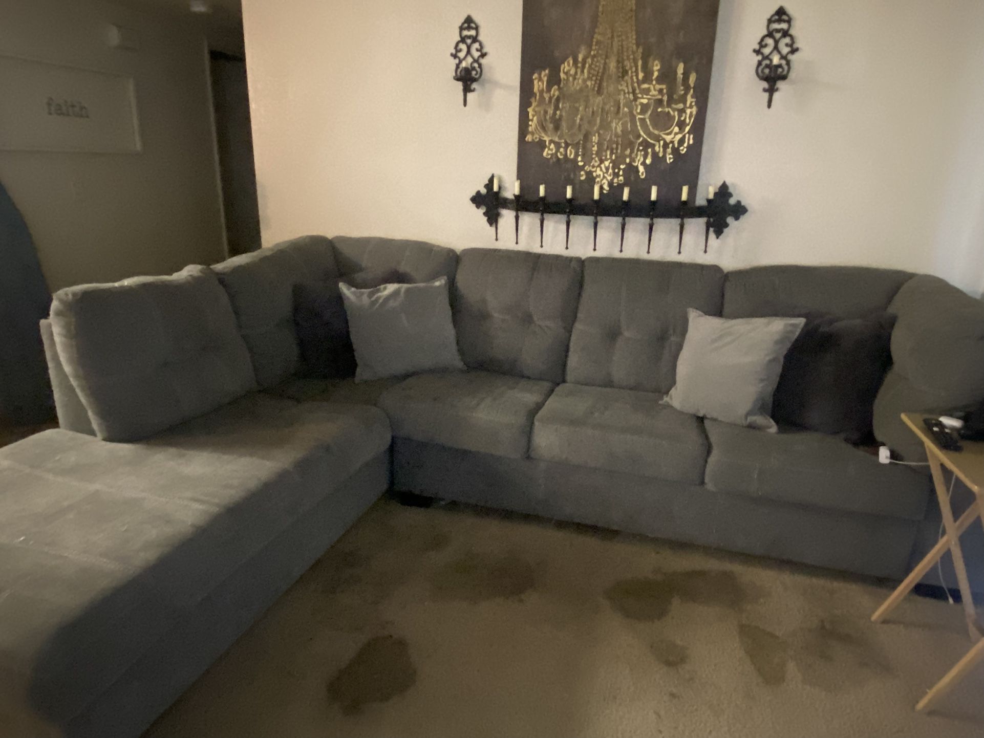 Sectional With Pullout Sleeper Bed