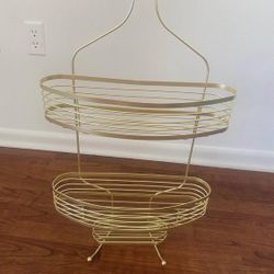 TJ Maxx Gold Bathroom Organizer 