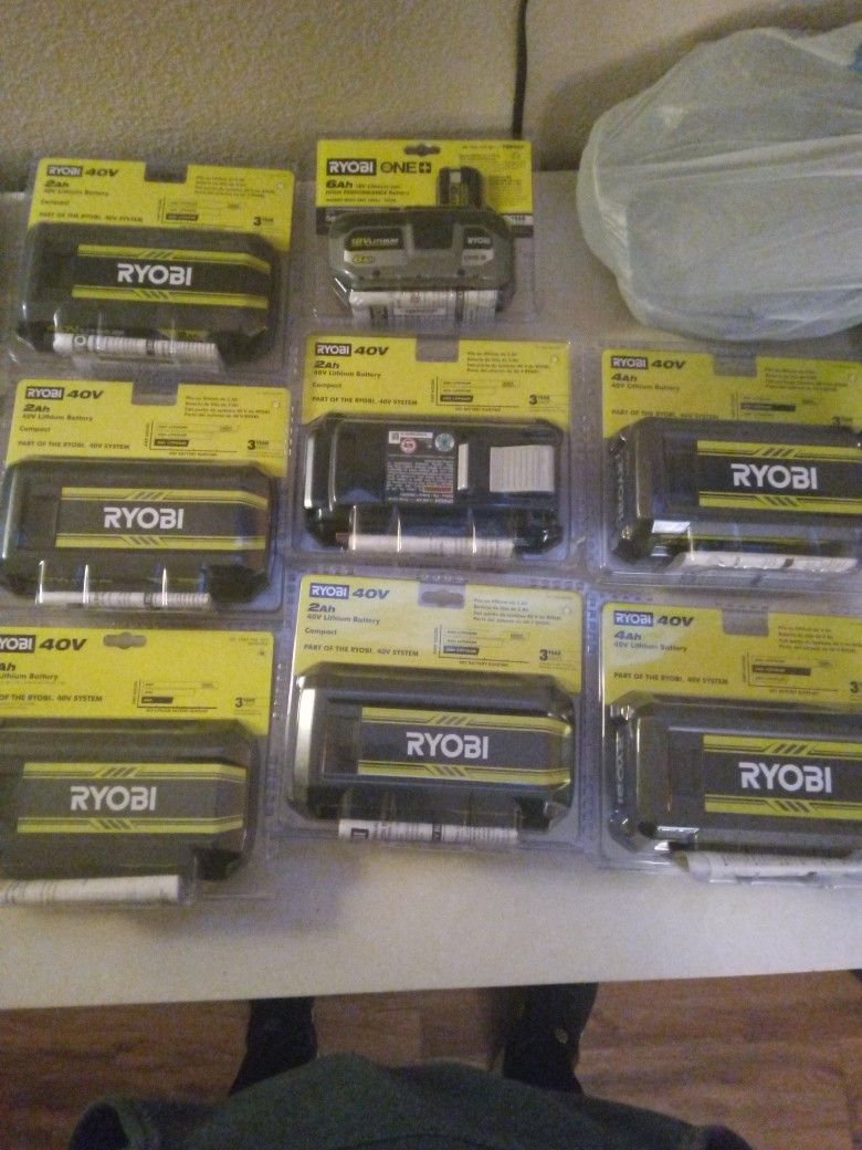 Ryobi Batteries