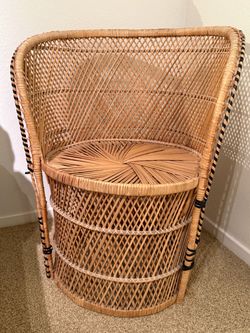 Wicker Rattan Accent Chair