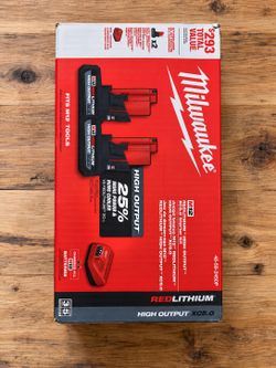 Milwaukee M12 XC5.0 Batteries 2-pack With Charger