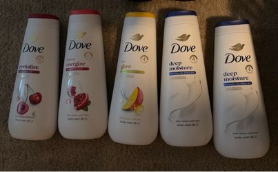 Dove Body Wash 20 fl oz – 5 Bottles