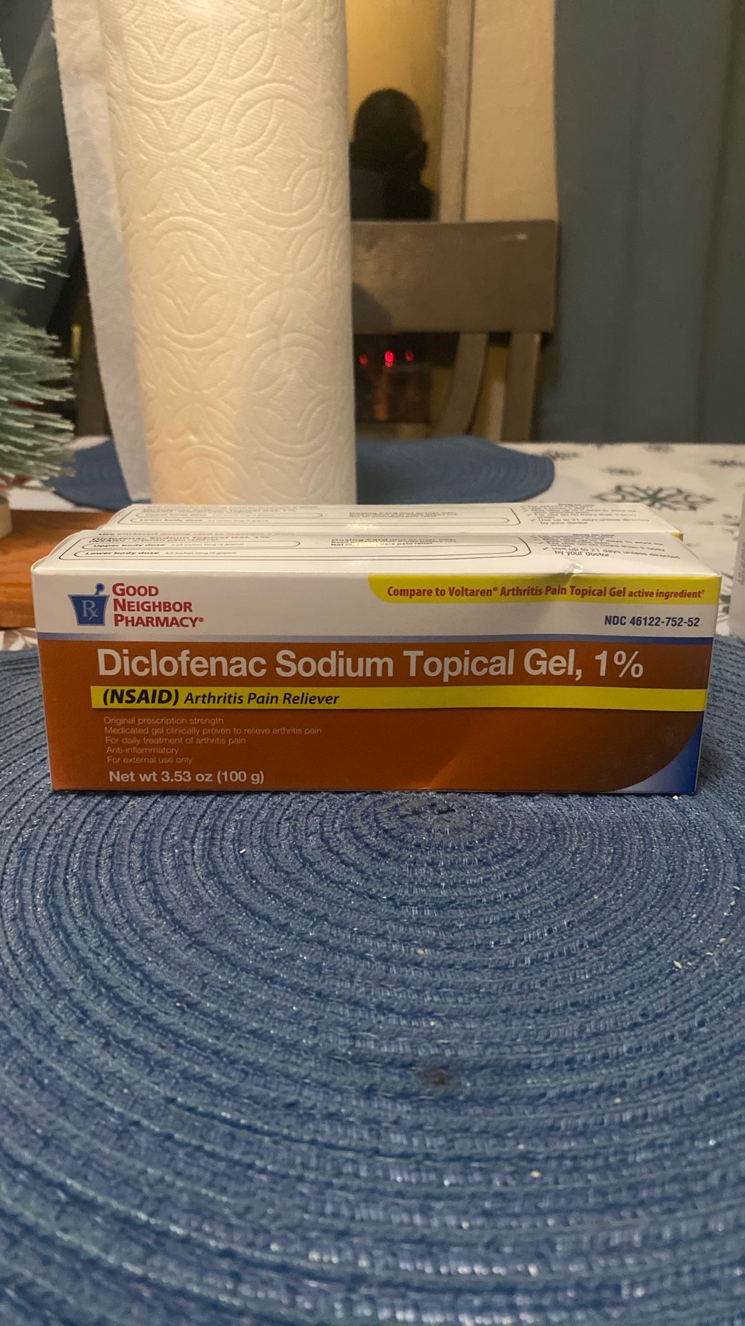 Diclofenac Sodium Topical Gel 1% Arthritis, Pain Reliever