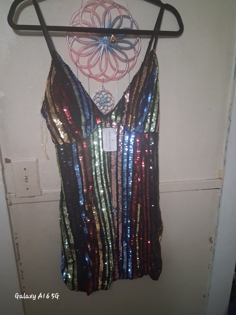 Windsor Sequined Multicolor Mini