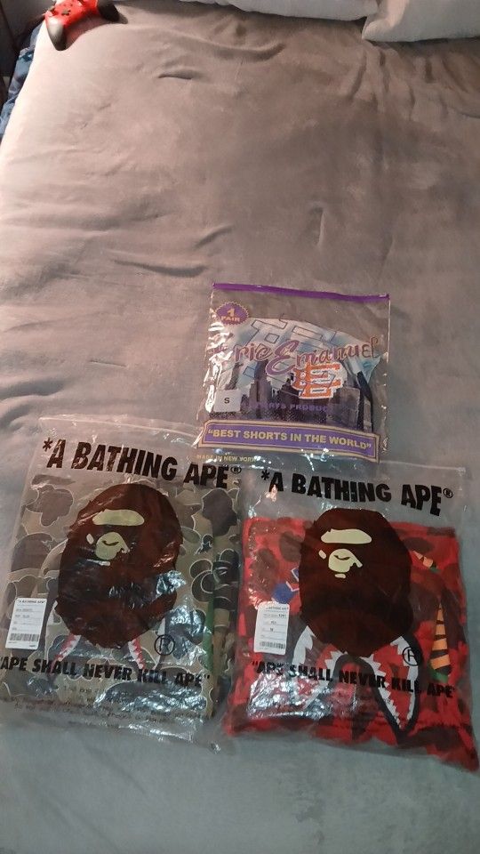 Bape Hoodies, Eric Emanuel Shorts