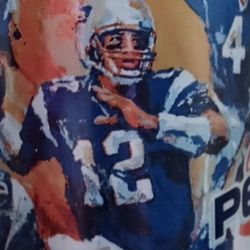 SUPER BOWL can w/ Tom Brady & Patriots 