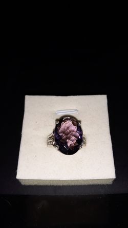 Beautiful Amethyst silver ring