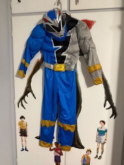 Dino fury Blue power ranger costume