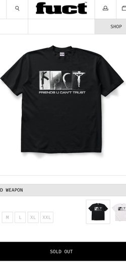 Fuct T Shirt Size Medium Supreme