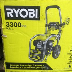 New RYOBI 3300 PSI 2.5 GPM Cold Water Gas Pressure Washer with Honda GCV200 Engine