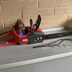Flex Force 60V Chainsaw + Battery