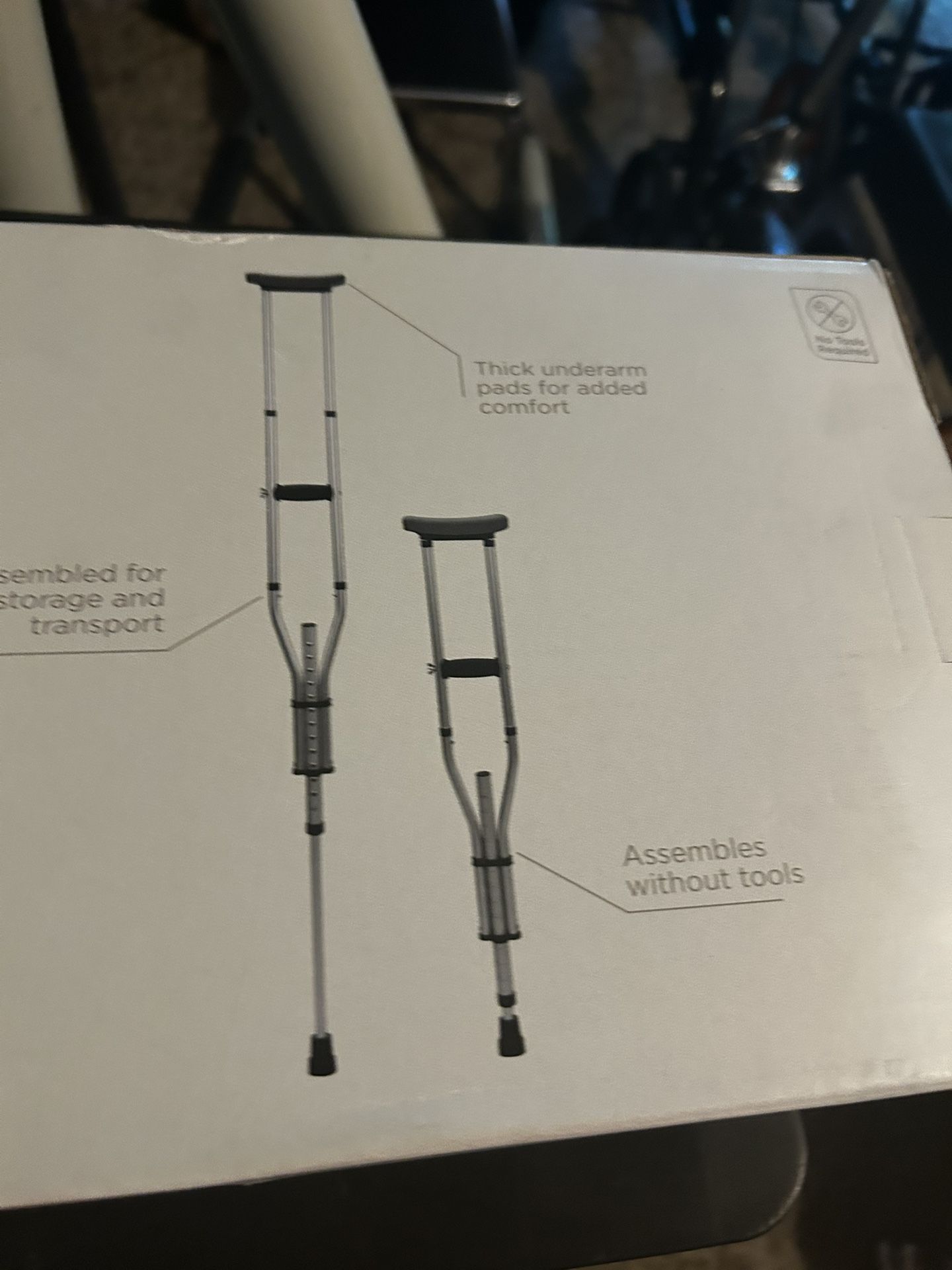 Equate 3 In 1 Universal Crutches