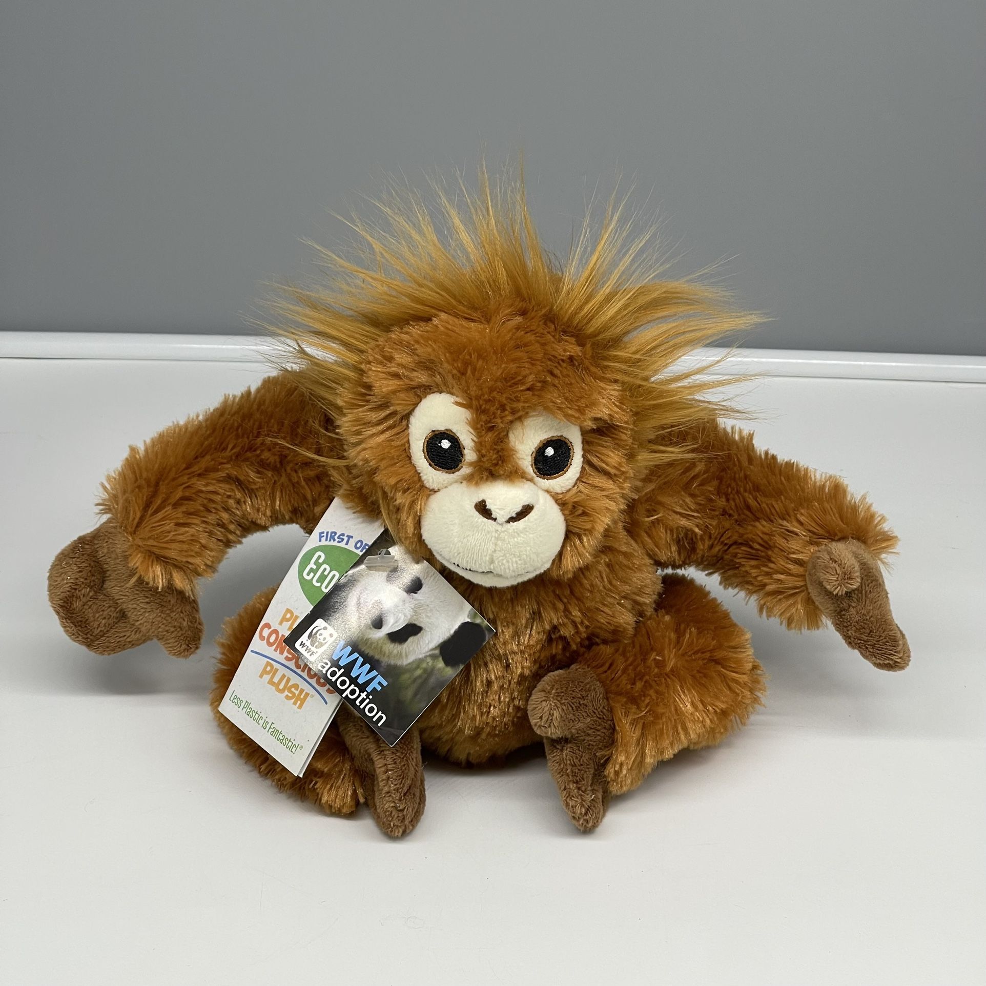 Eco Pals orangutan by wildlife Artists Eco-Friendly 8” Stuffed Animal Plush