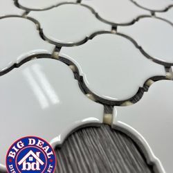 White Ceramic Backsplash - $4.50 Each