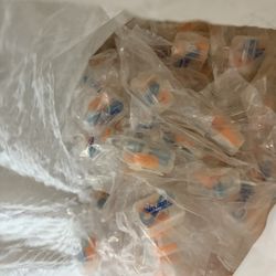 160 Pairs Of New Corded Foam Earplugs With Cases