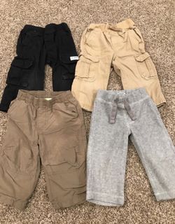 Toddler Boys 12-18 mth bottoms lot