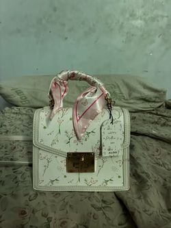 ALDO floral cream crossbody bag