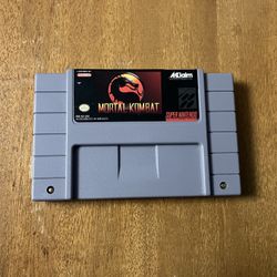 Mortal Kombat 1 for Super Nintendo Entertainment System video game console cartridge SNES MK 1 one