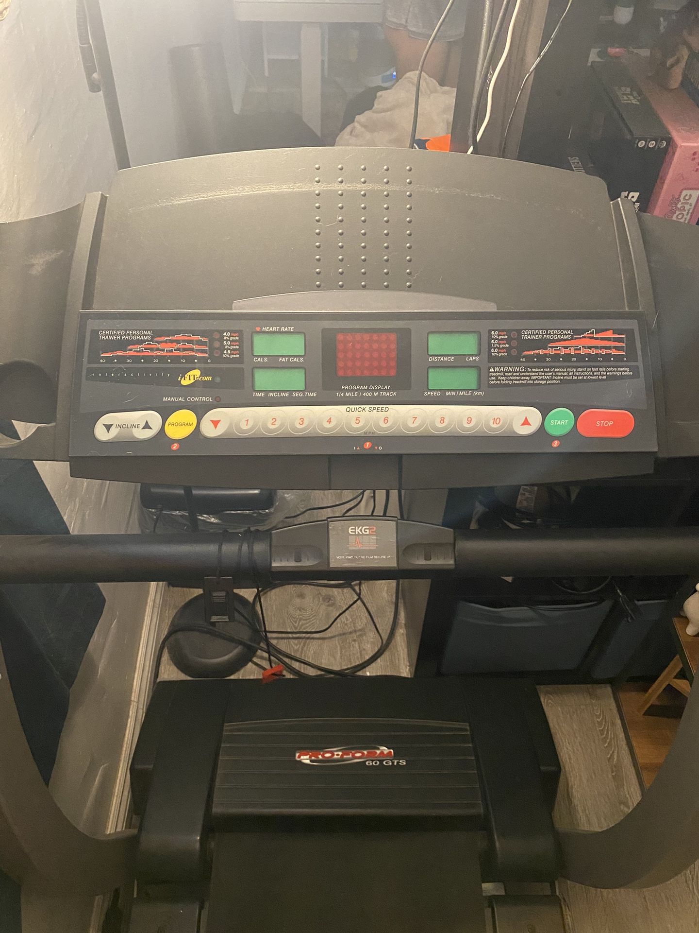 Proform 60 gts treadmill hotsell