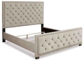 Ashley Bellvern Queen Upholstered Bed