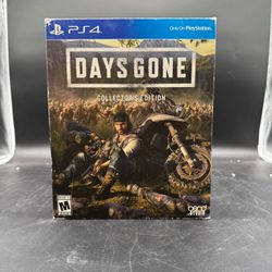 CIB PS4 Days Gone Collectors Edition 