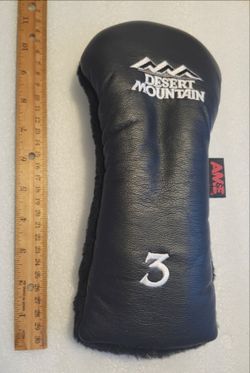 N. Peoria Desert Mountain 3 wood golf club headcover older but unused
