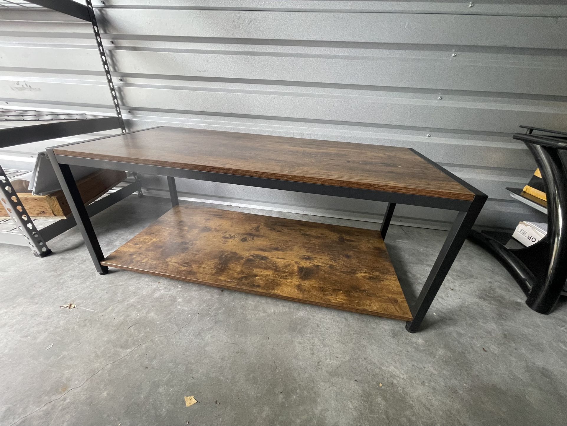 Wood And black Coffee Table.